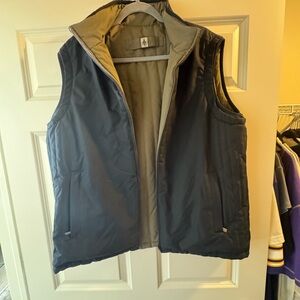 Men's Black Vest with Tan Lining